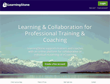 Tablet Screenshot of learningstone.com